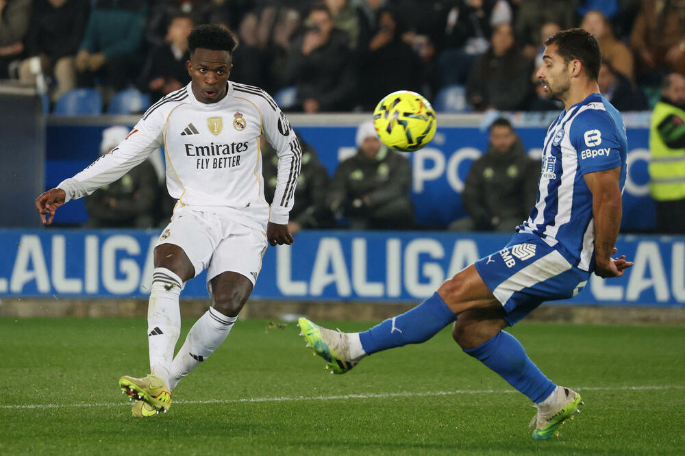 Vinisijus na utakmici sa Alavesom, Foto: Reuters