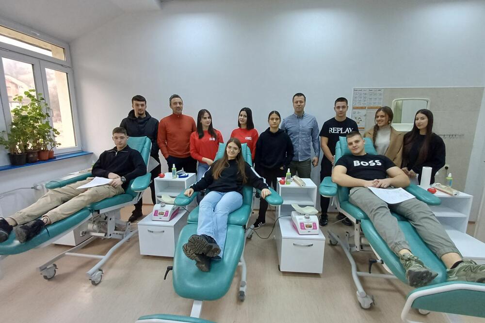 Detalj sa akcije davanja krvi, Foto: Jadranka Ćetković