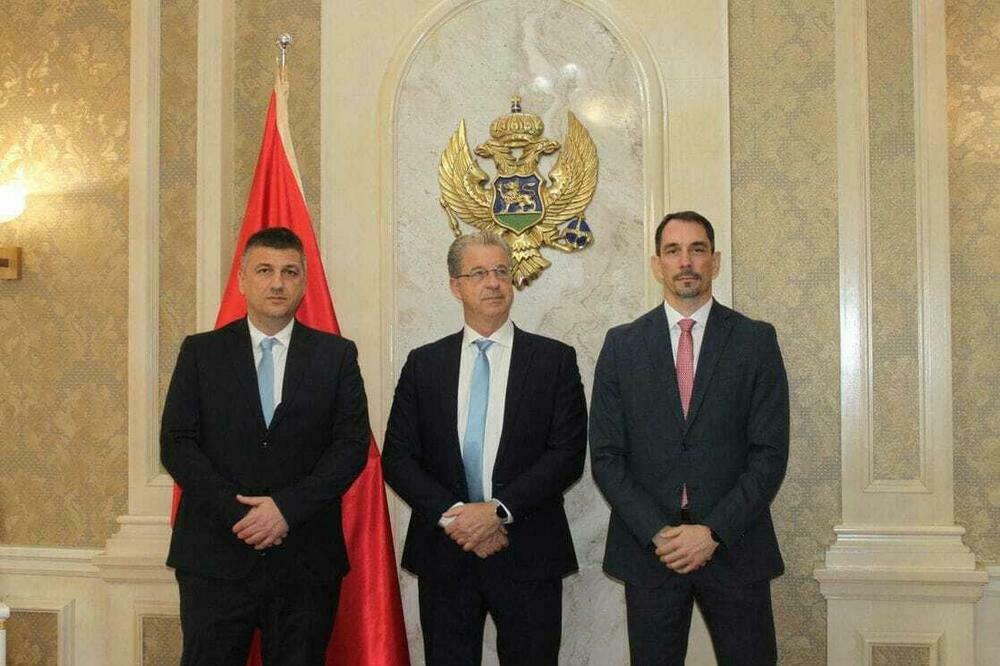 Postignuti značajni rezultati: Novović, Bramerc i Milorad Marković, Foto: Tuzilastvo cg