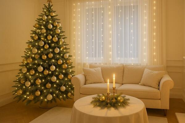 Ideja za novogodišnje ukrašavanje stana