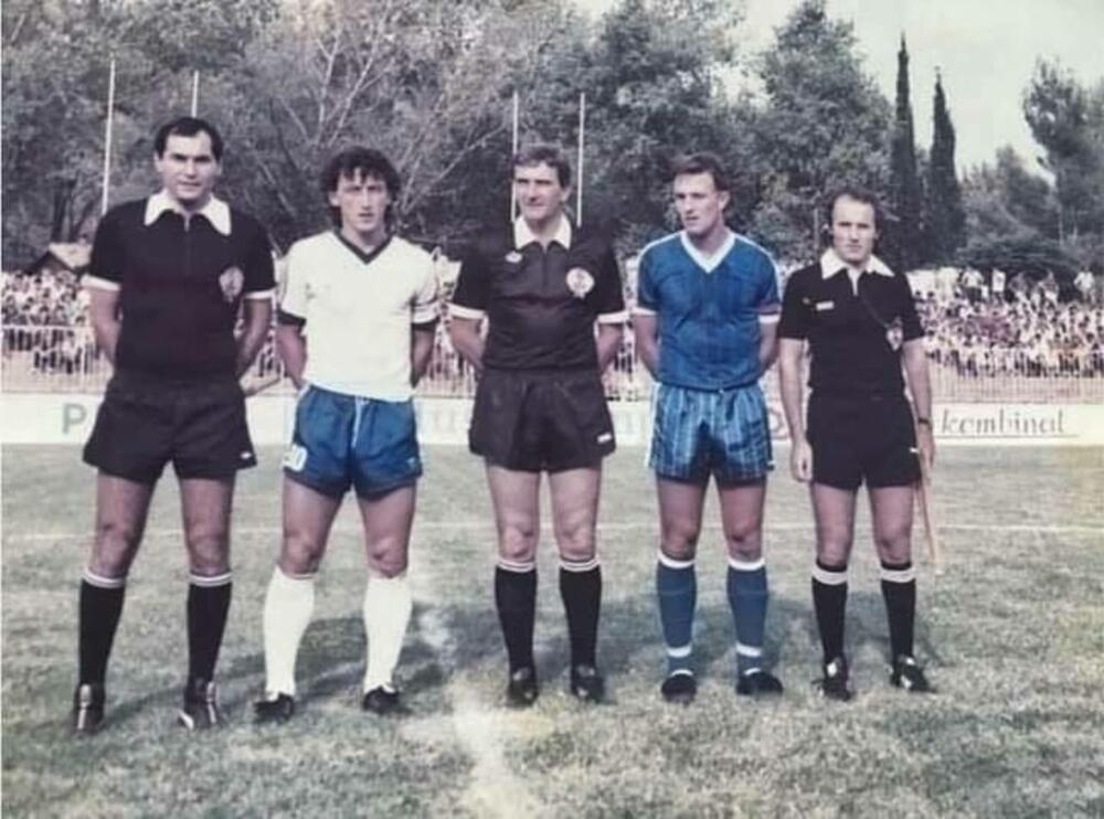 Kapiteni Željezničara i Budućnosti, Mehmed Baždarević i Žarko Vukčević