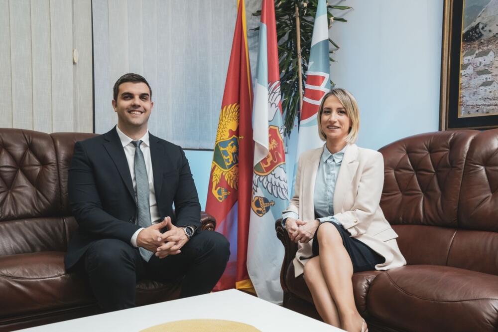 Bogdan Božović i Slađana Kaluđerović, Foto: SNP