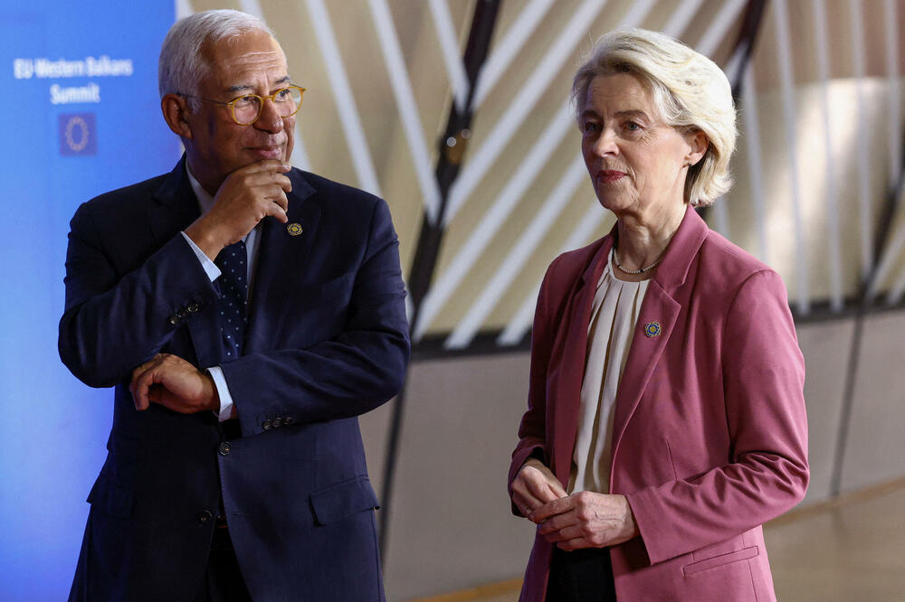 Antonio Košta i Ursula fon der Lajen, Foto: REUTERS
