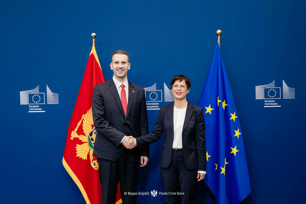 Crnu Goru čeka još mnogo posla: premijer Milojko Spajić i evropska komesarka Marta Kos, Foto: Vlada Crne Gore