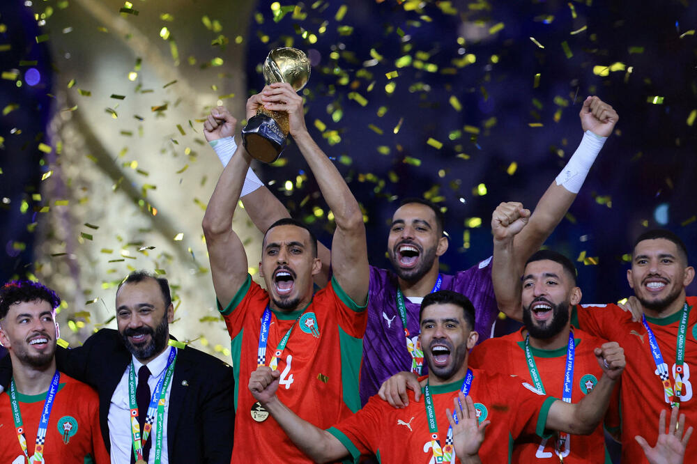 Maroko je u četvrtak u Kataru osvojio FIFA Arapski kup, sada želi i trofej Afričkog kupa nacija, Foto: REUTERS