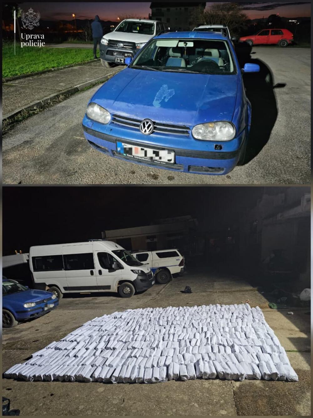 <p>U saopštenju UP se navodi da je mobilna jedinica granične policije, u mjestu Božaj, u blizini graničnog prelaza, kontrolisala vozilo albanskih registarskih oznaka kojim je upravljao P. B. (45) državljanin Albanije</p>