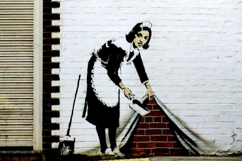 Benksijev mural u Londonu, 2006, Foto: Facebook