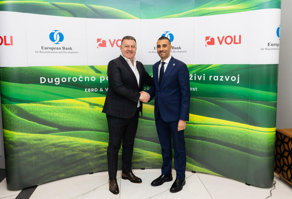 EBRD z 25 milijoni evrov dokapitalizirala VOLI