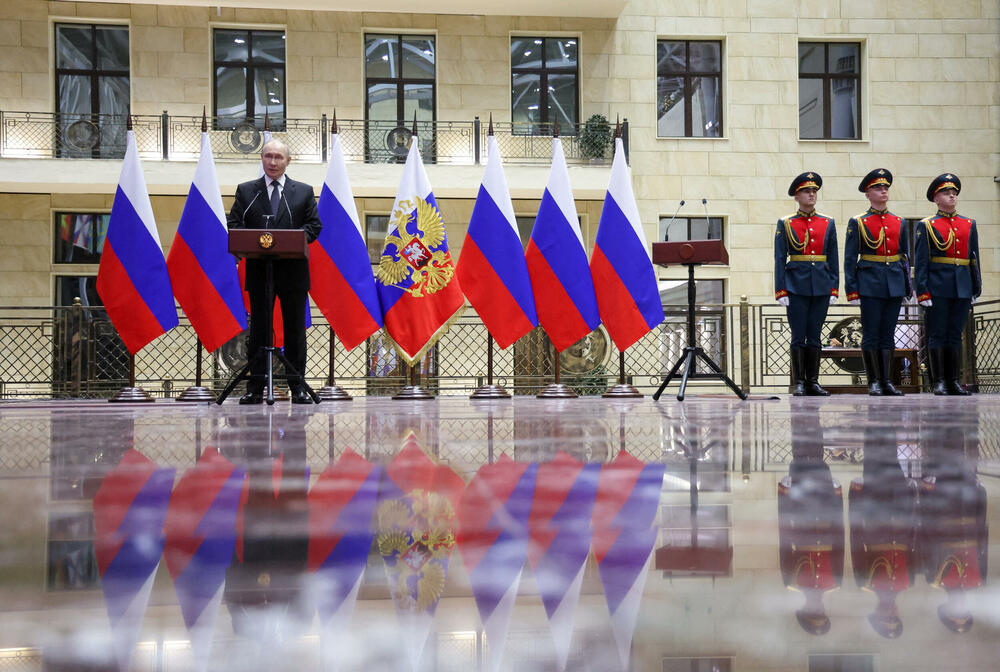 Putin na ceremoniji dodjele medalja vojnicima u Moskvi 17. decembra