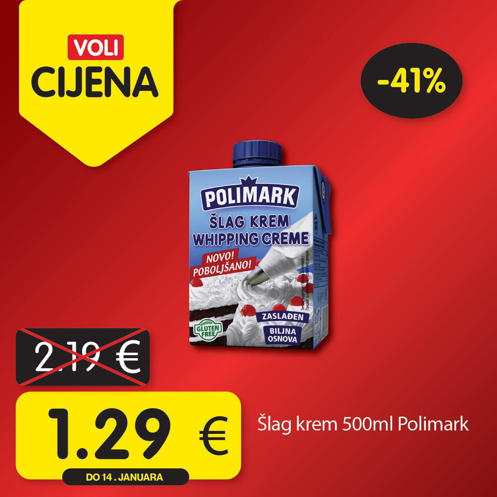 <p><em>Uživajte u opuštenoj trgovini jer Voli štedi vaš kućni budžet! Obratite pažnju na nove Voli cijene u svim VOLI i Naš diskont marketima.</em></p>