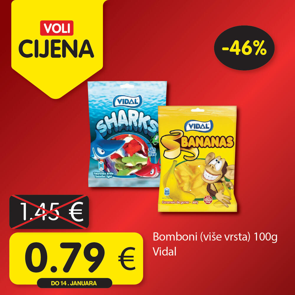 <p><em>Uživajte u opuštenoj trgovini jer Voli štedi vaš kućni budžet! Obratite pažnju na nove Voli cijene u svim VOLI i Naš diskont marketima.</em></p>