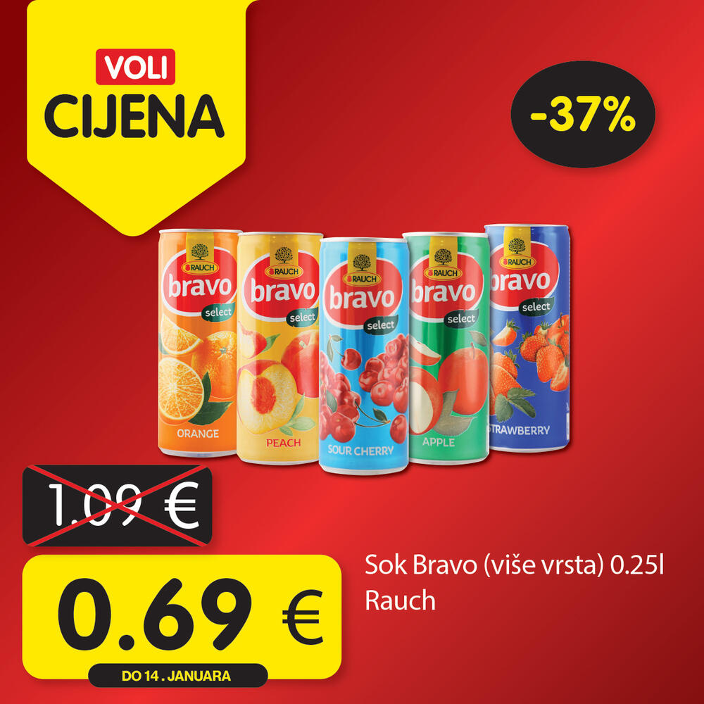 <p><em>Uživajte u opuštenoj trgovini jer Voli štedi vaš kućni budžet! Obratite pažnju na nove Voli cijene u svim VOLI i Naš diskont marketima.</em></p>