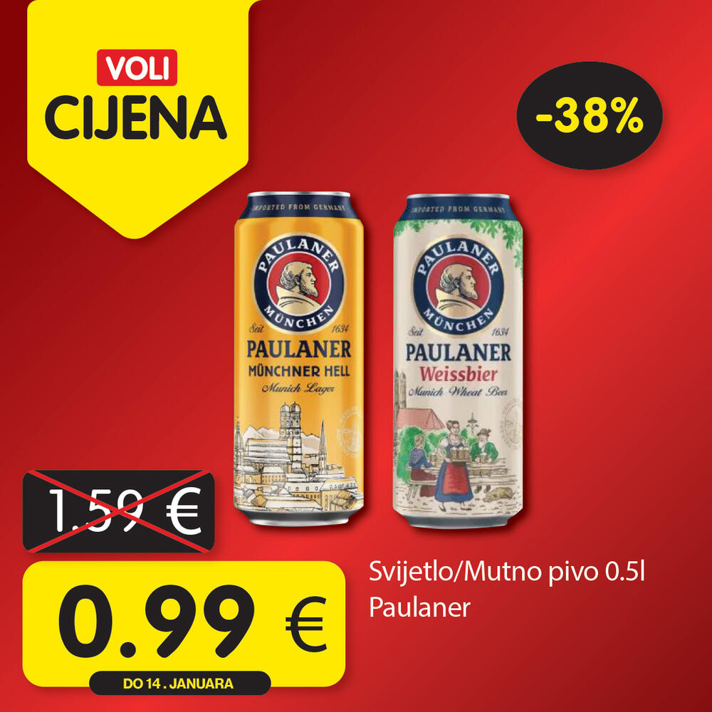 <p><em>Uživajte u opuštenoj trgovini jer Voli štedi vaš kućni budžet! Obratite pažnju na nove Voli cijene u svim VOLI i Naš diskont marketima.</em></p>