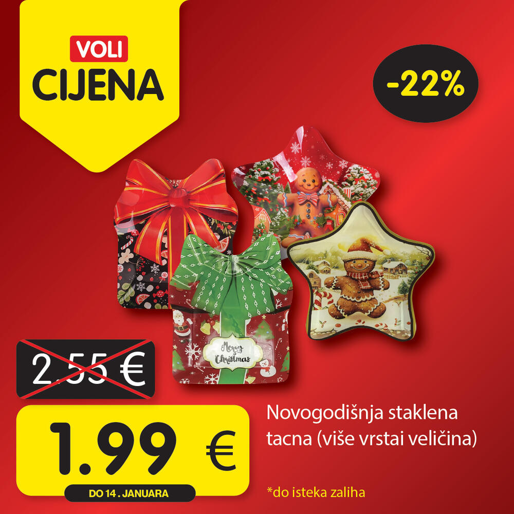 <p><em>Uživajte u opuštenoj trgovini jer Voli štedi vaš kućni budžet! Obratite pažnju na nove Voli cijene u svim VOLI i Naš diskont marketima.</em></p>