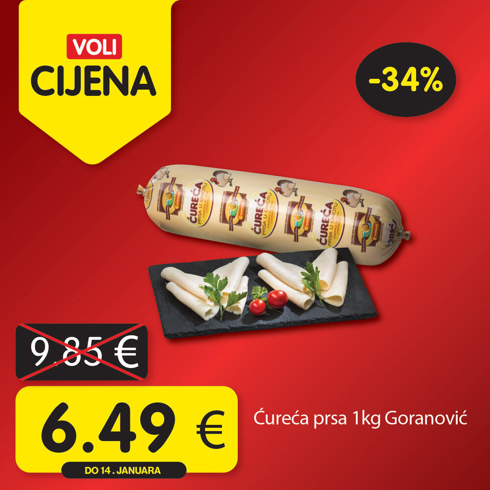 <p><em>Uživajte u opuštenoj trgovini jer Voli štedi vaš kućni budžet! Obratite pažnju na nove Voli cijene u svim VOLI i Naš diskont marketima.</em></p>