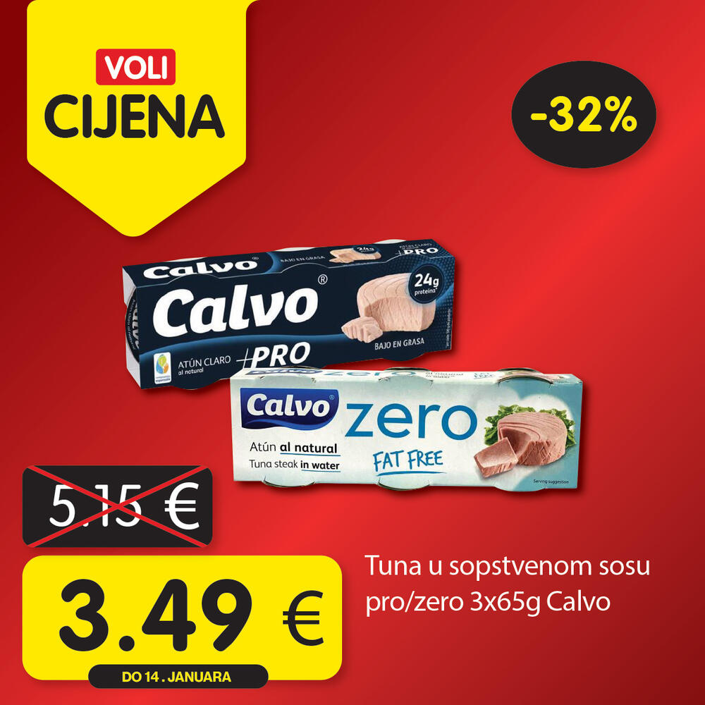 <p><em>Uživajte u opuštenoj trgovini jer Voli štedi vaš kućni budžet! Obratite pažnju na nove Voli cijene u svim VOLI i Naš diskont marketima.</em></p>