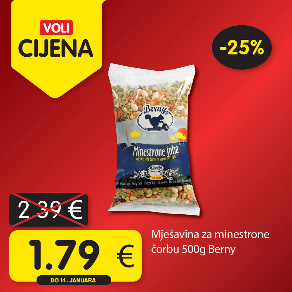 <p><em>Uživajte u opuštenoj trgovini jer Voli štedi vaš kućni budžet! Obratite pažnju na nove Voli cijene u svim VOLI i Naš diskont marketima.</em></p>