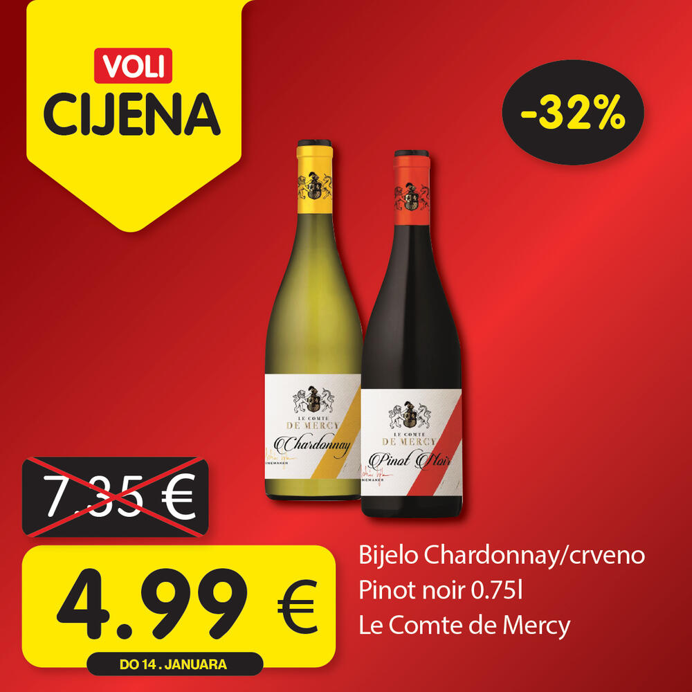 <p><em>Uživajte u opuštenoj trgovini jer Voli štedi vaš kućni budžet! Obratite pažnju na nove Voli cijene u svim VOLI i Naš diskont marketima.</em></p>