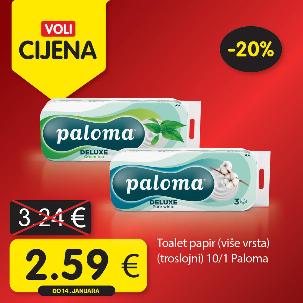 <p><em>Uživajte u opuštenoj trgovini jer Voli štedi vaš kućni budžet! Obratite pažnju na nove Voli cijene u svim VOLI i Naš diskont marketima.</em></p>