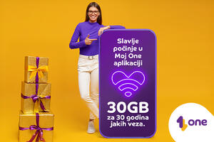 Kompanija One: 30 GB za 30 godina jakih veza