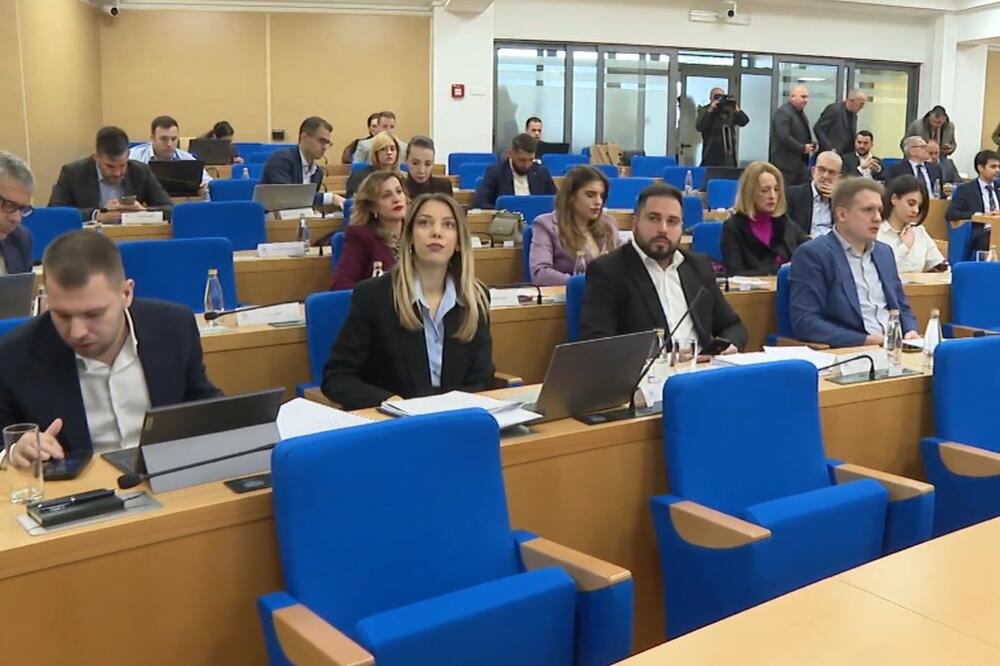 Sa sjednice Skupštine Glavnog grada, Foto: Screenshot/TV Vijesti