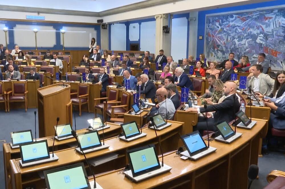 Detalj iz Skupštine Crne Gore, Foto: Screenshot/TV Vijesti