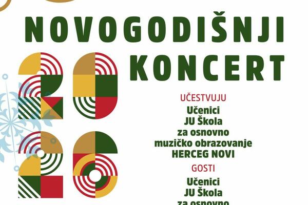 Novogodišnji koncert mladih instrumentalista