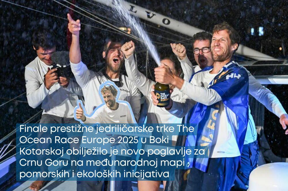 Finale prestižne jedriličarske trke The Ocean Race Europe 2025 u Boki Kotorskoj