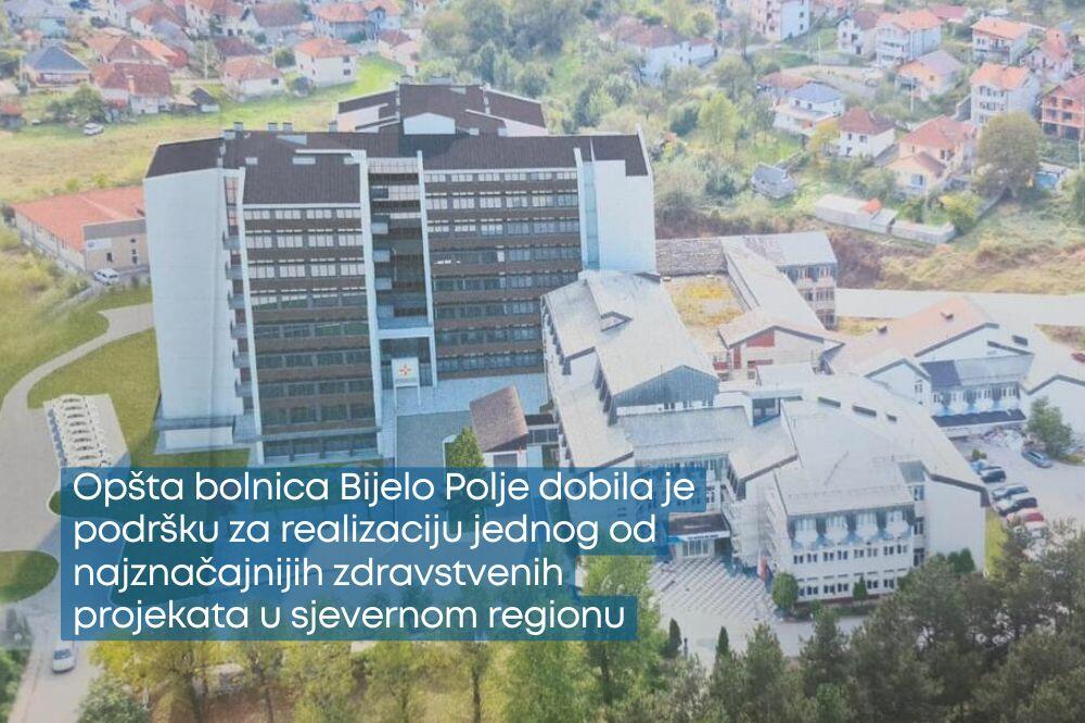 Opšta bolnica Bijelo Polje dobila je podršku za realizaciju jednog od najznačajnijih zdravstvenih projekata u sjevernom regionu