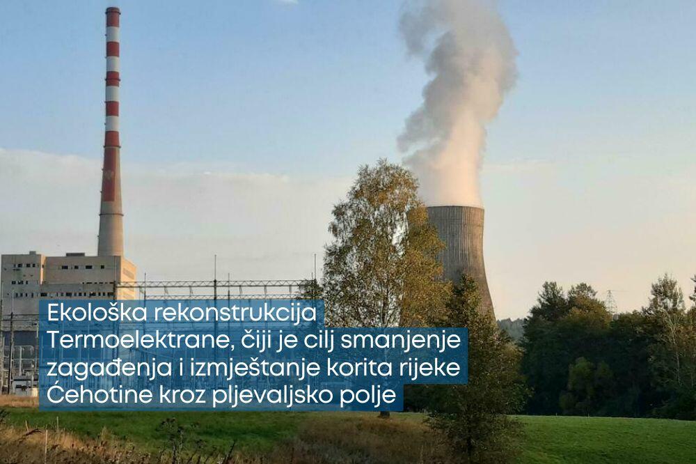 Ekološka rekonstrukcija Termoelektrane i izmještanje korita rijeke Ćehotine kroz pljevaljsko polje