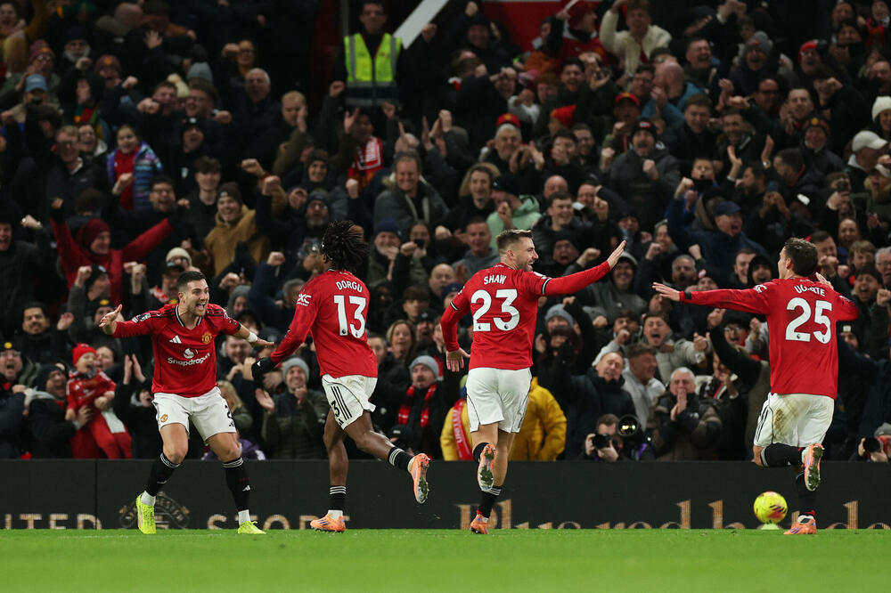 Slavlje fudbalera Mančester junajteda, Foto: Reuters