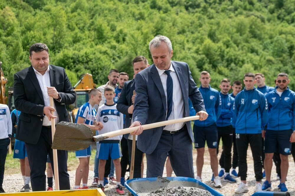 Sa polaganja kamena temeljca, Foto: FSCG