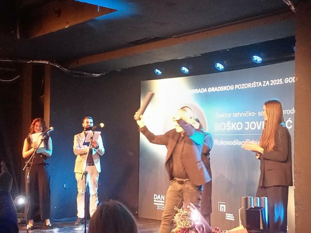 Dodjela nagrade Bošku Jovićeviću