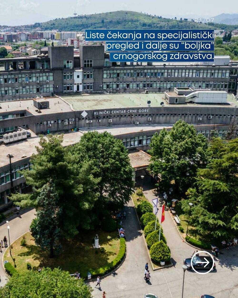 Liste čekanja na specijalistički pregled i dalje su “boljka” crnogorskog zdravstva.