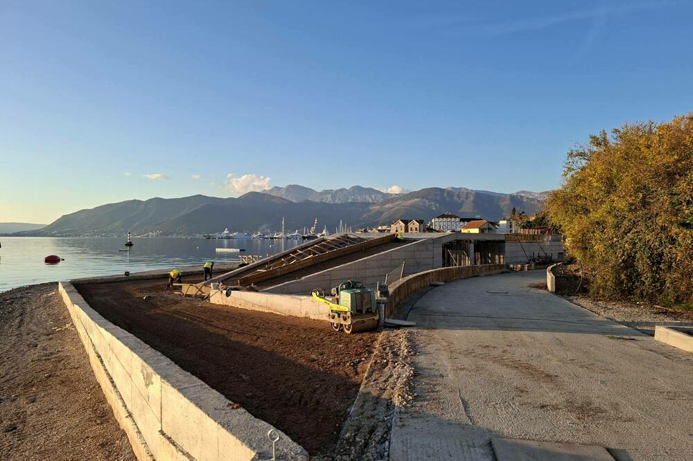 Radovi na Belanima, Foto: Opština Tivat