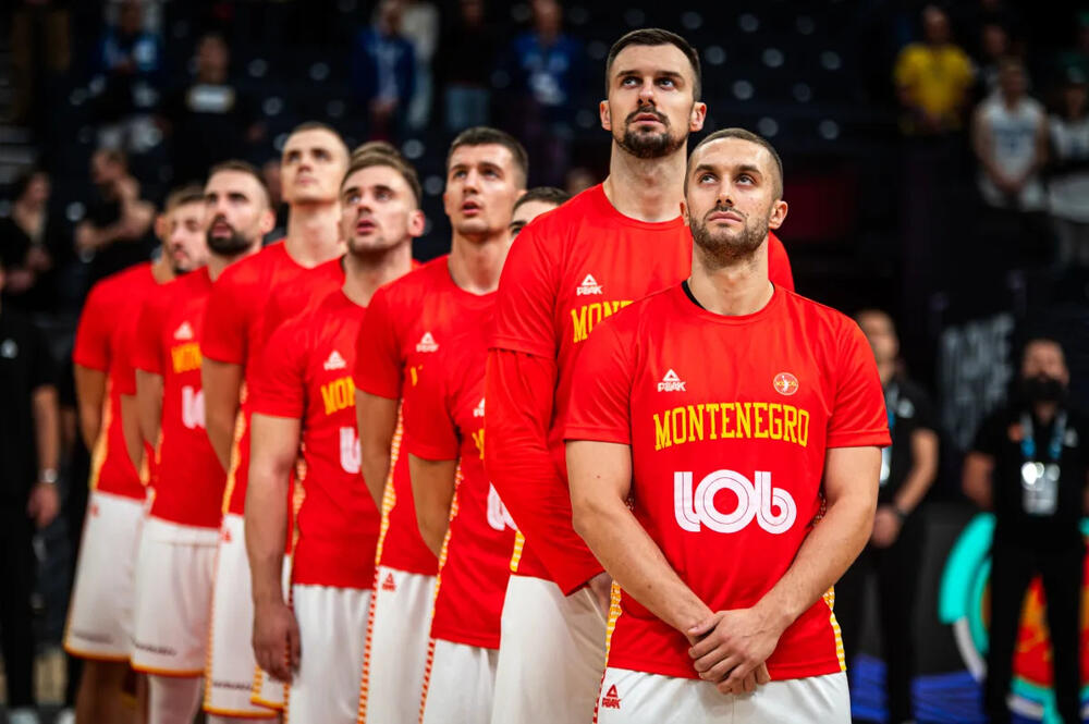 Crnogorski košarkaši uoči nedavnog meča sa Portugalom u kvalifikacijama za SP