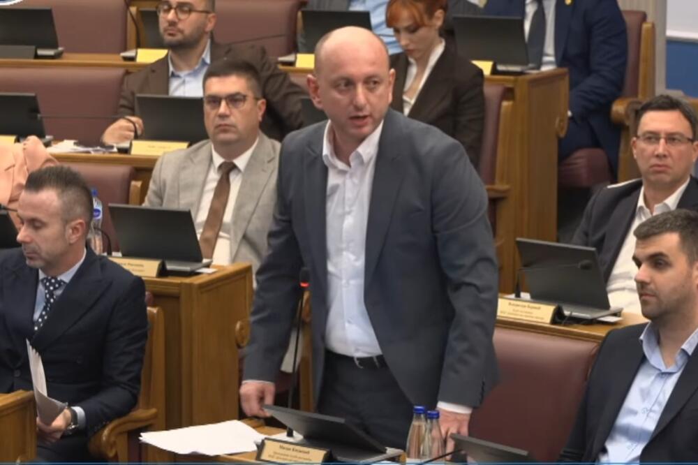 Knežević u Skupštini, Foto: Screenshot/Youtube