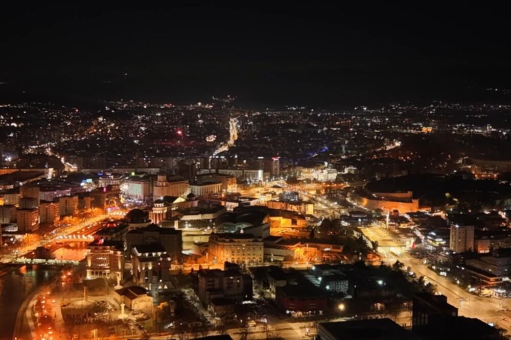 Skoplje u Novogodišnjoj noći, Foto: Screenshot/Youtube