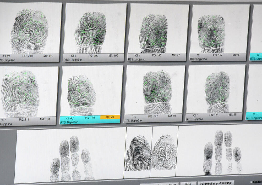 Kompletan proces rada na daktiloskopiji je akreditovan