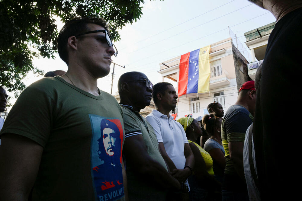 Skup podrške Venecueli u glavnom gradu Kube Havani, Foto: REUTERS