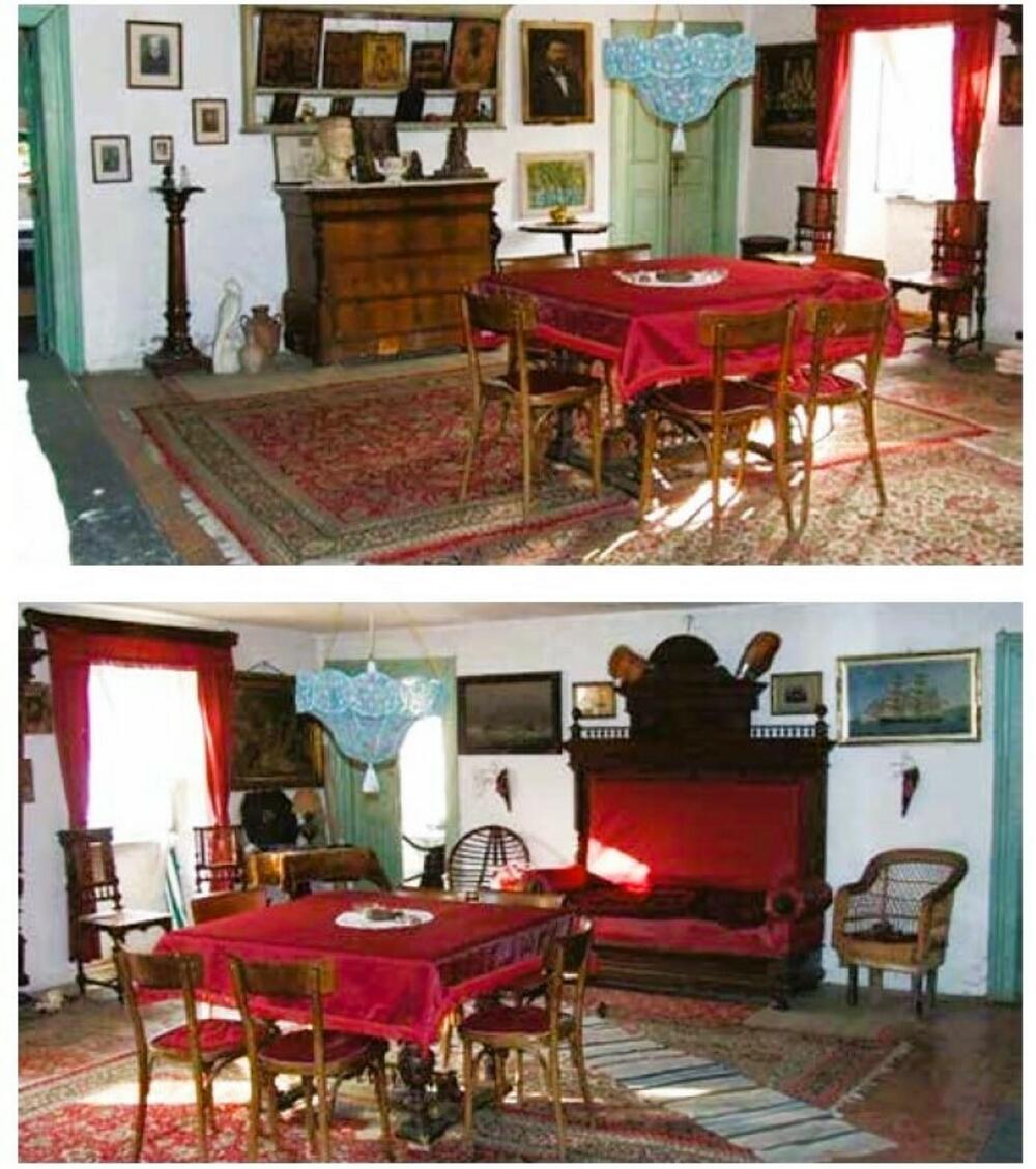 Stari kapetanski salon u u kući Tomanovića u Lepetanima