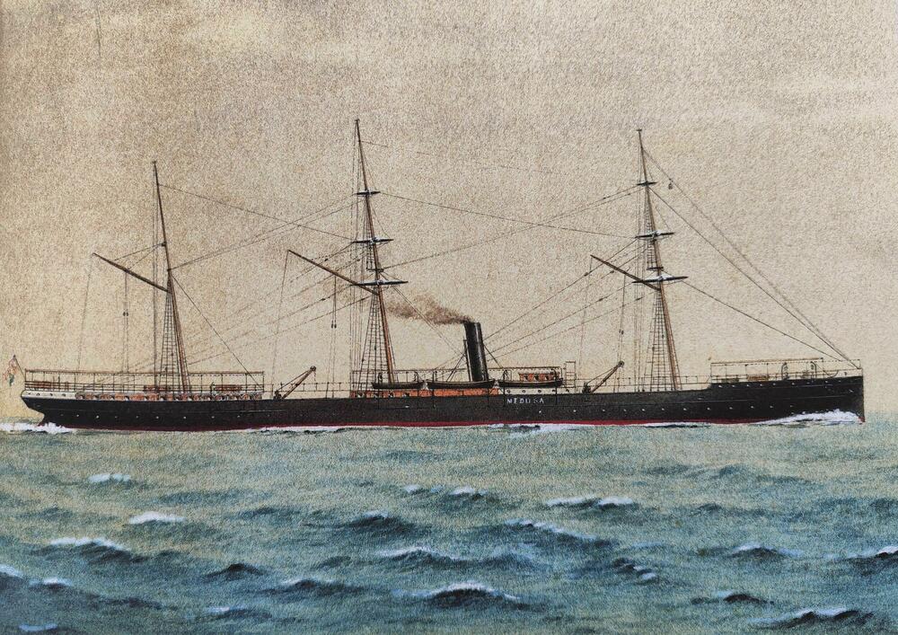 Crtež parobroda “Medusa”
