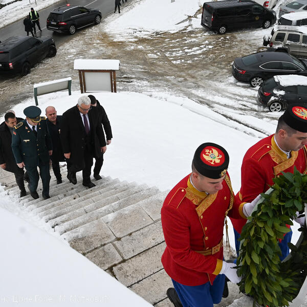 Mandić položio vijenac na spomenik junacima Mojkovačke bitke