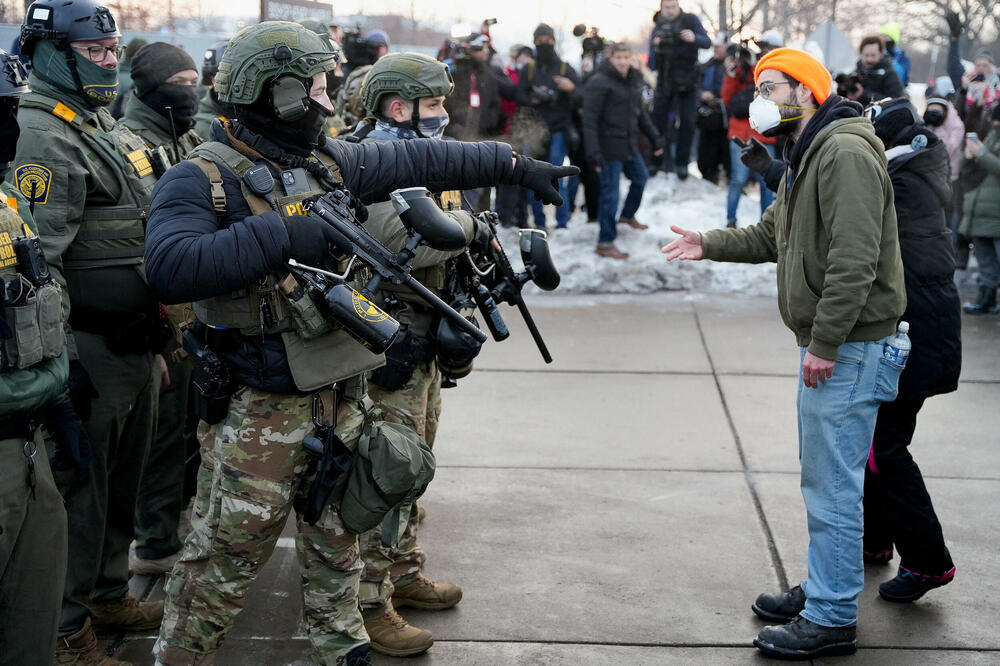 Sa protesta u Mineapolisu, Foto: Rojters