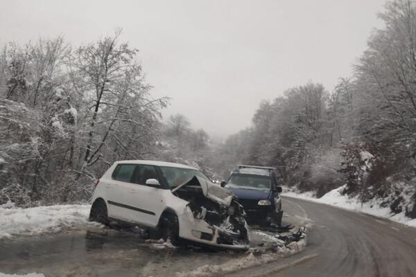 Accident on the Bijelo Polje - Mojkovac road, seven people slightly injured