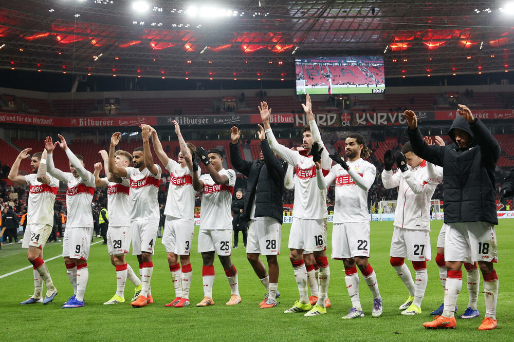 Slavlje fudbalera Štutgarta na Baj areni, Foto: Reuters