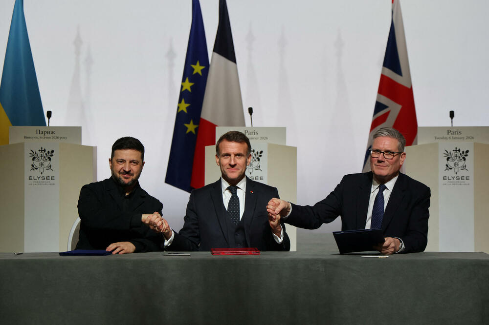 Zelenski, Makron i Starmer, Foto: Reuters