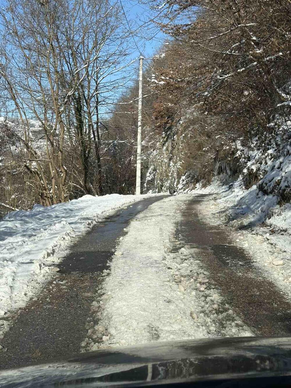 Put Pripčići koji je juče očišćen