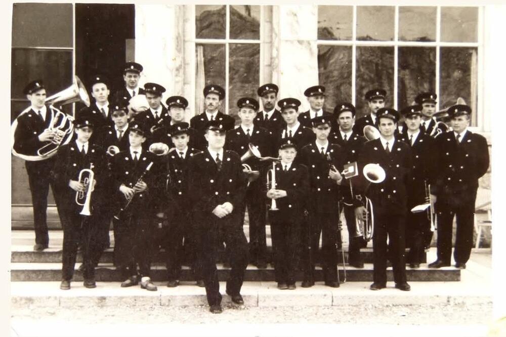 Muzičari u novim odijelima 1958., Foto: Gradska muzika Budva
