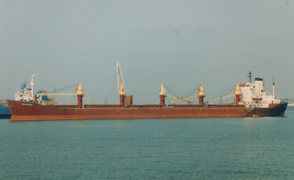 Brod “Med Carrara” sa kojim je Branislav Kordić kao zapovjednik imao najviše problema i teškoća